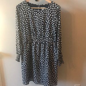 Modern polka dot dress